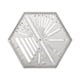 thumbnail image 2 of Regla Hexagonal De Acero Inoxidable útil Para Retales, Regla Para Acolchar Hexagonal Para El Hogar, 2 of 5