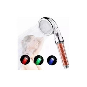Regadera. - Cabezal De Ducha Luces Led Multicolor Regadera Teléfono Color Plateado