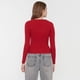 thumbnail image 2 of Sweater Mujer Cuello V Slim Rojo Corona, 2 of 5