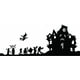 thumbnail image 1 of Decomural Spooky House Ghouls Witch WS-45528, 1 of 2