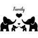 thumbnail image 1 of Decomural Elephant Family Nursery WS-51199, 1 of 2