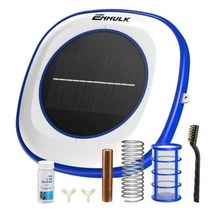 Ionizador Solar Para Piscinas Enhulk, Limpiador De Agua Flotante, Azul