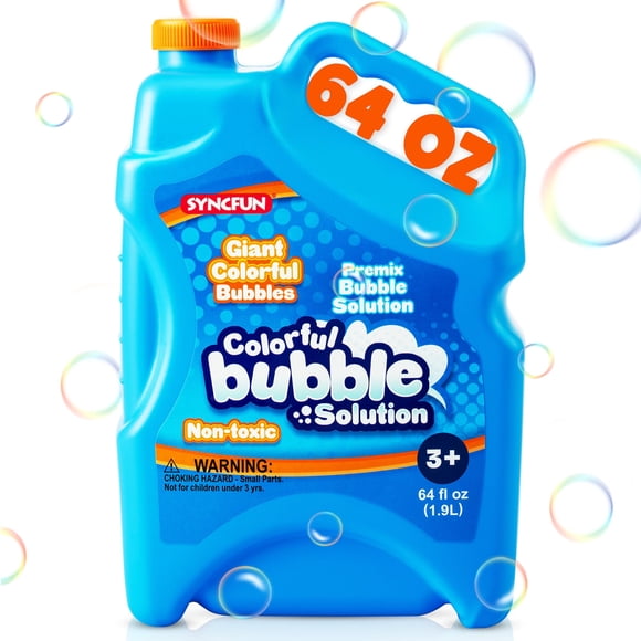 Recambio premezclado para juguetes Bubble Solution SYNCFUN de 1,9 L