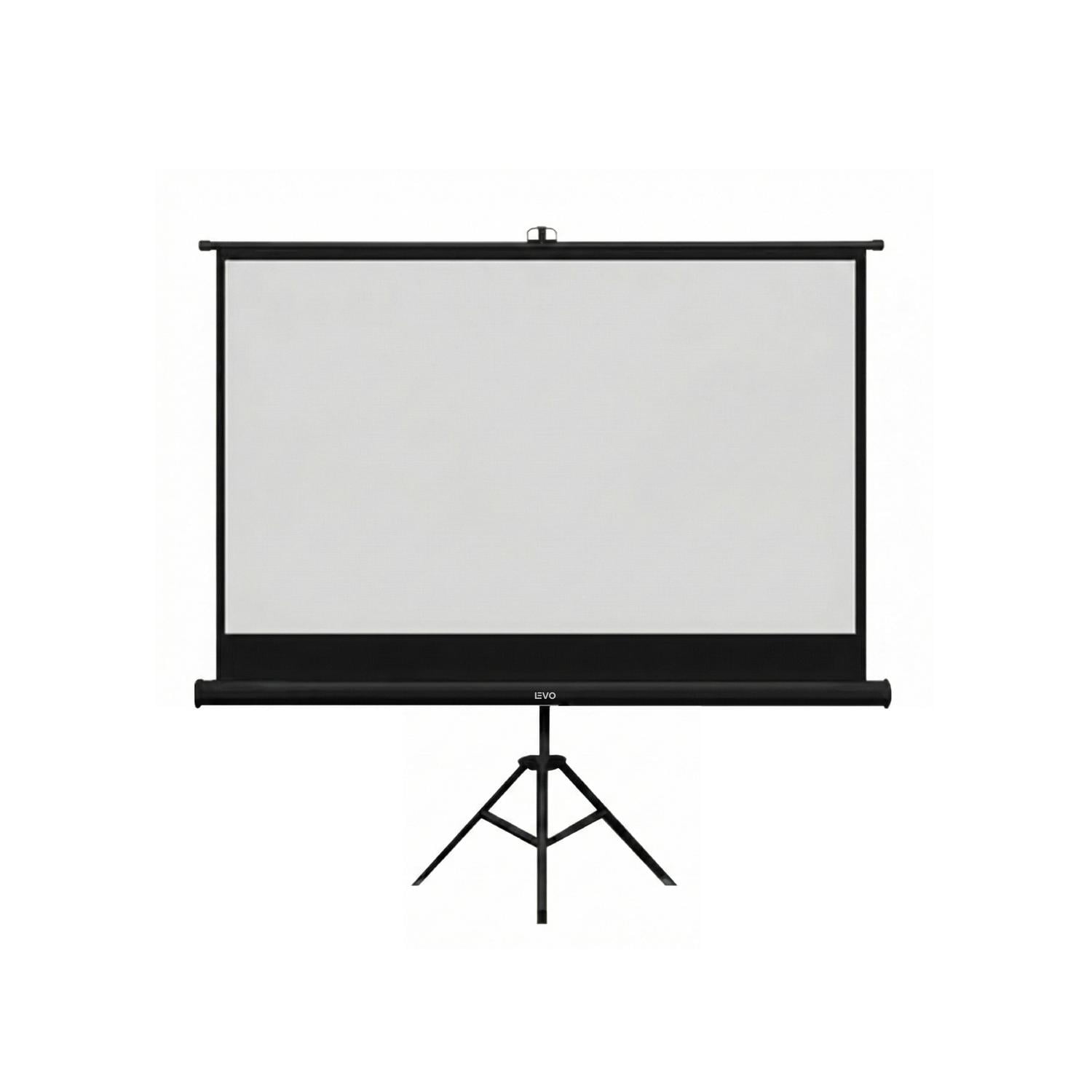 Telón Proyector 60 Pulgadas 120 X 90 Cm Negro Levo