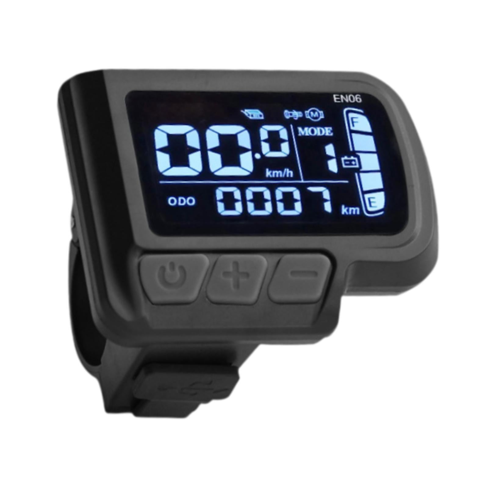 Magideal - -pantalla De Bicicleta Eléctrica, Pantalla De Bicicleta Eléctrica, Pantalla De Scooter, Resistente Al Agua, Velocímetro, 24v, 36v, Ordenador Para Bici