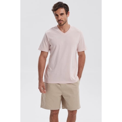 Fashionspark - Polera Hombre Básica Rosado