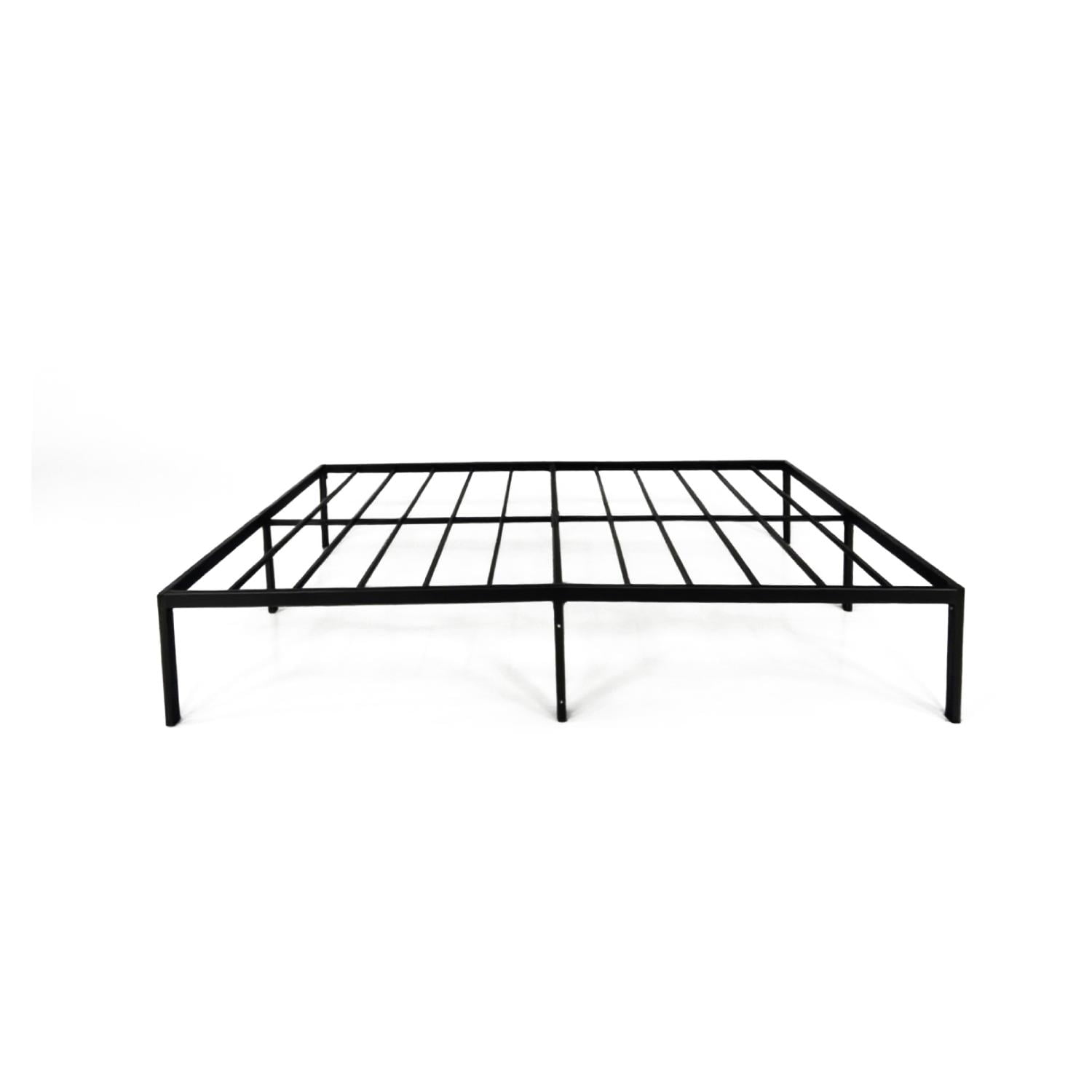 Cama Metálica Queen 2,5 Plaza 200x150x35,6cm Negro Airhouse
