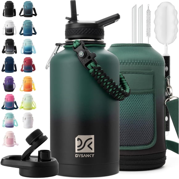 Botella térmica DYSANKY con bombilla, 48 h frío y 24 h calor