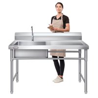 Prochef - Lavafondos Acero Inox. 120X60X90 Cm. Secador Derecho