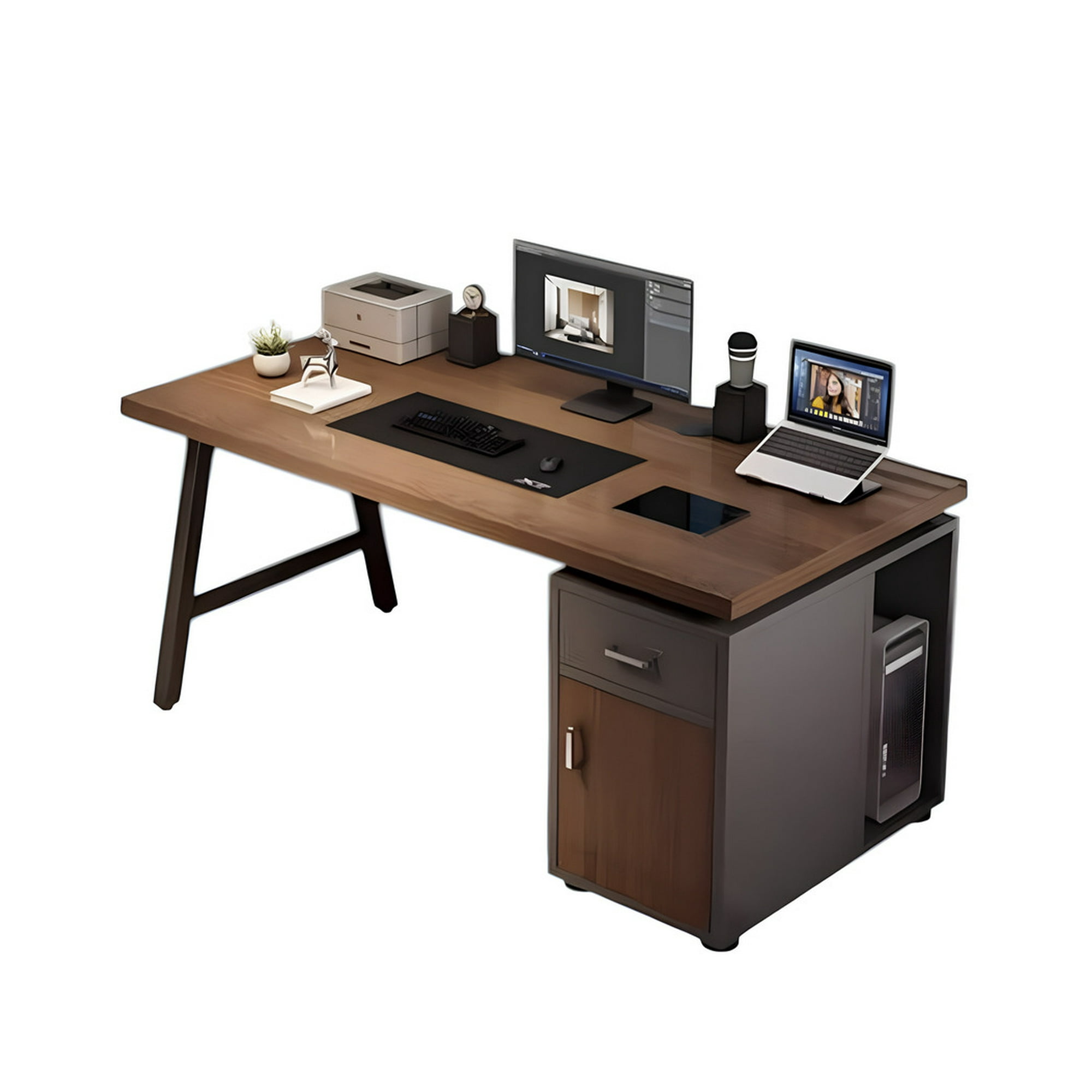 Escritorio 120cm Con Cajones Y Compartimiento Sky Lubabycas