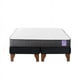 thumbnail image 1 of Cama Europea 2 Plazas 150x190 cm Base Colchón Madera Negro, 1 of 3