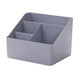 thumbnail image 1 of Caja De Almacenamiento De Escritorio, Organizador De Mesa, Estuche De Almacenamiento De Cosméticos Para Sala De Estar, Gris Y Azul, 1 of 3