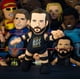 thumbnail image 4 of Figura de peluche Bleacher Creatures WWE Adam Cole de 10 pulgadas, 4 of 7