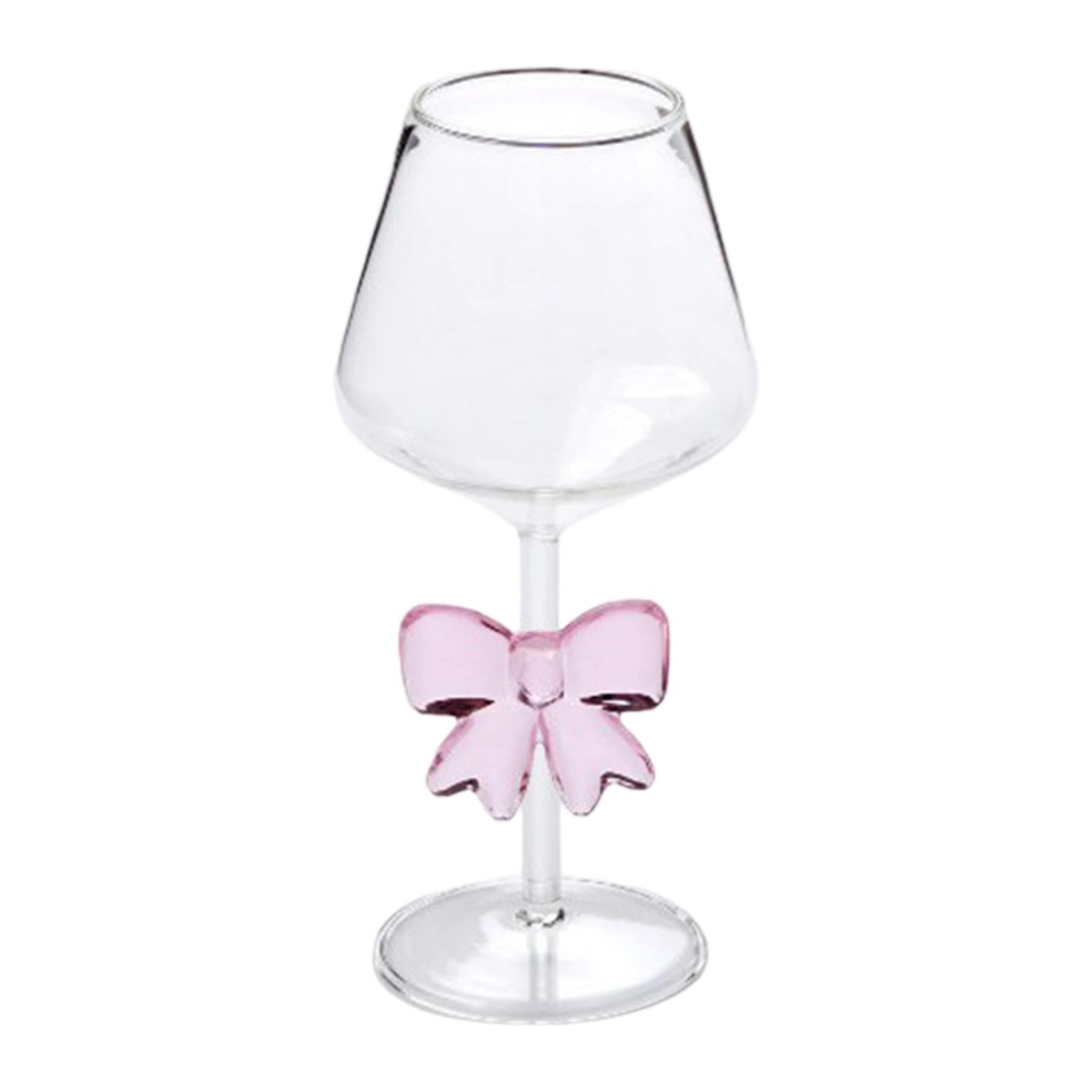 Magideal - Copas De Vino Con Mango Curvo, Copa De Cristal Transparente, Copa Decorativa Para Cóctel, Copas De Champán Para Cumpleaños, Despedida De Soltera, Bar