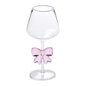 Magideal - Copas De Vino Con Mango Curvo, Copa De Cristal Transparente, Copa Decorativa Para Cóctel, Copas De Champán Para Cumpleaños, Despedida De Soltera, Bar