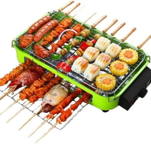 Line - Asador Parrillera Doble Nivel 2 En 1 Churrasquera Eléctrica