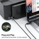 thumbnail image 4 of Cable de Impresora NC XQIN USB A a USB B de 9 m de Largo USB 2.0, 4 of 7
