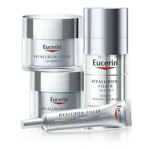 Eucerin Pack Rutina Hyaluron Filler Dia+Ojo+Serum Noche