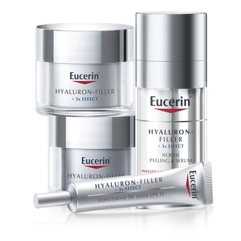 Eucerin Pack Rutina Hyaluron Filler Dia+Ojo+Serum Noche