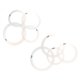thumbnail image 3 of 2 Paquetes Drum Suffler Damening Tone Tonen Anillos Para El Instrumento De Percusión, 3 of 6