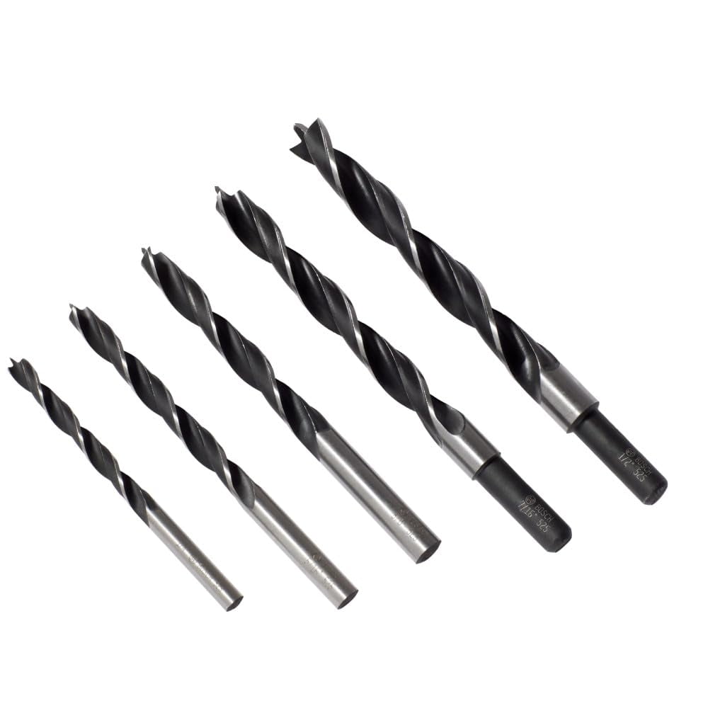 Juego De Brocas Bosch Bp14616 Brad Point De 5 Piezas Para Madera