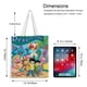 thumbnail image 5 of Dragon Tales Bolso de tela con estampado de lienzo para mujer, bolsa de compras reutilizable y estética, con cremallera interior, regalo para mujer,40*45cm., 5 of 6