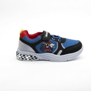 Zapatilla Con Luces Niño B2124 Mario Bros Negro Nintendo