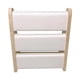 thumbnail image 3 of Soporte De Exhibición Para Collares, Estante De Presentación De Joyería De Mesa De Tres Capas De Madera Maciza, Color Blanco, 3 of 3