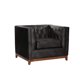thumbnail image 2 of Sofa Roma 1C Cuero Colorado Negro, 2 of 4