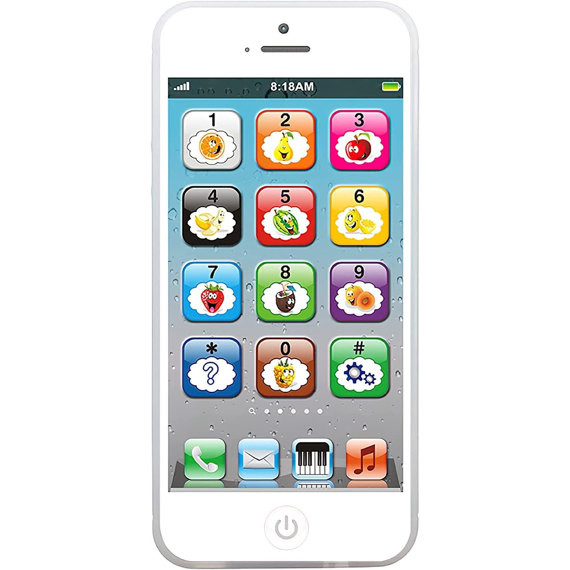 Teléfono Móvil Toy Learning Play Wolmund Con 8 Funciones Para Niños