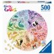 thumbnail image 1 of Rompecabezas Ravensburger Círculo de Colores Animales 500 Piezas, 1 of 7