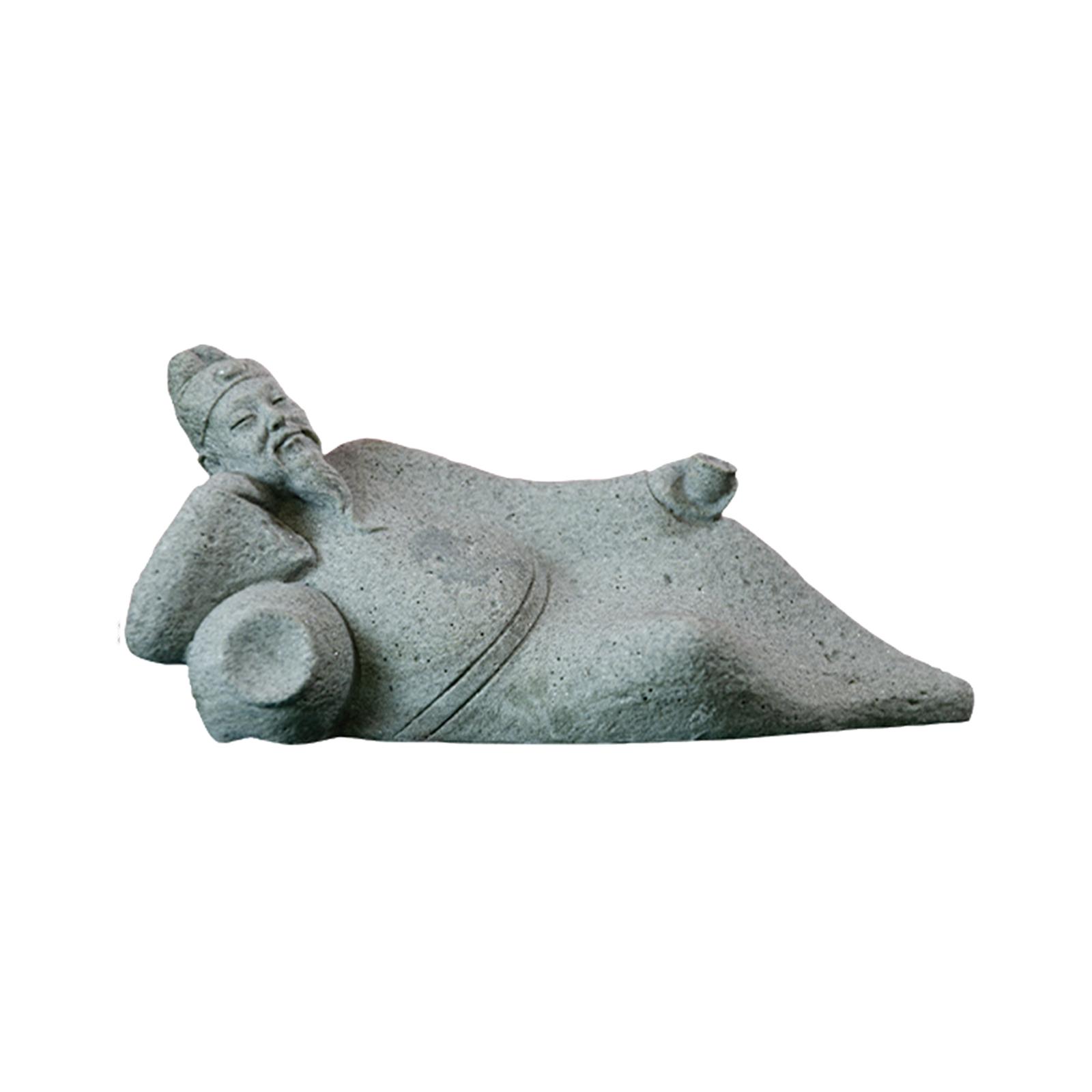 Magideal - De De Resina Poesía Tradicional Estatuilla Estatua Fengshui Artesanía Paisaje Submarino Mini Jardín, Jardín De Hadas Uso Colección Fácil Bebida Mentirosa