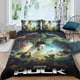 thumbnail image 2 of Hulk Conjunto de sábanas temático, trío de piezas, cómodo y amigable con la piel, diseño único, regalo de decoración para el hogar para familiares, amigos y fans, 90 cm * 190 cm, 2 of 6