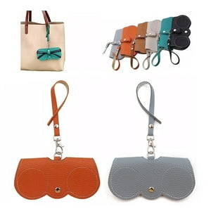 Estuche Para Gafas Aaronmei Naranja Y Azul Claro