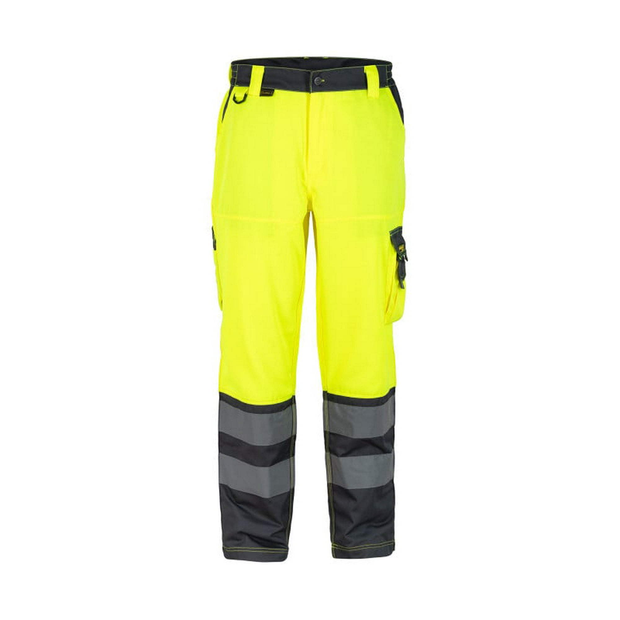 T-world - Pantalon Alta Visibilidad Bi-color Clase 2 Amarillo/gris