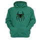 thumbnail image 1 of Polerón Canguro Hombre Arácnido Verde Aguamarina Talla S Unisex, 1 of 3