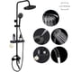 thumbnail image 1 of Columna De Ducha Moderna 3 Funciones Monomando Con Jabonera Negro, 1 of 13