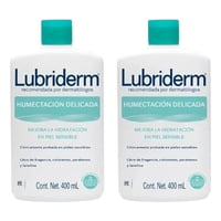 Lubriderm - Pack Humectacion Delicada 400 Ml X2
