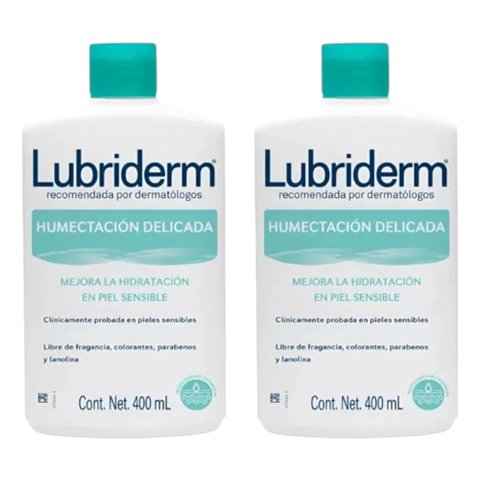 Lubriderm - Pack Humectacion Delicada 400 Ml X2