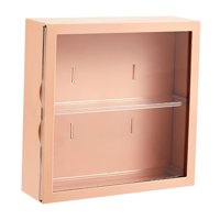 Bothyi - Caja De Almacenamiento Transparente De 2 Capas, Organizador Para Mini Juguetes, Figura De Acción, Café