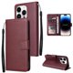 thumbnail image 3 of Funda Cartera para iPhone 14 Pro con Tarjetero, Soporte y Cordón - Protección Rojo, 3 of 5