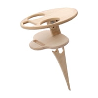 Magideal - De Picnic Plegable Estante De Muebles De Jardín Estante De Cerveza De Creativo Portabotellas Bandeja De Comida Para Jardín Color Madera