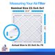 thumbnail image 2 of Filtro de aire Filter King 22,5 x 4,5 x 1 (MERV 8) (paquete de 4), 2 of 6