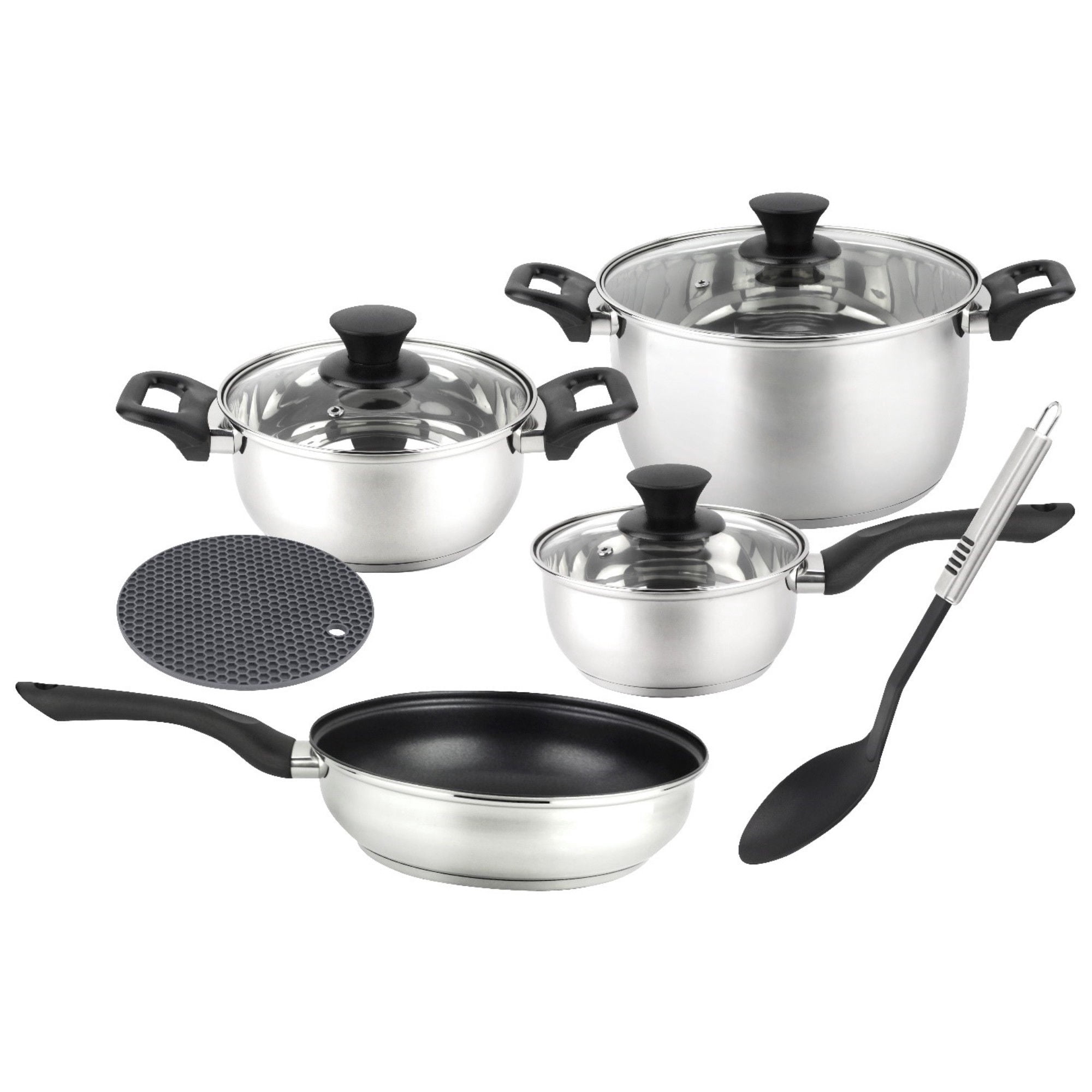 Bateria cocina bali 7 piezas Acero