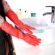 thumbnail image 5 of Guantes de goma para limpieza de cocina, 3 pares, impermeables y reutilizables (grandes)., 5 of 6