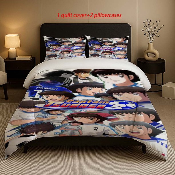 Football Player Hot Blood Classic Pattern Bedding Set Soft and Comfortable Suitable for All Seasons