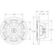 thumbnail image 3 of Altavoces coaxiales marinos MB Quart NF1-116 Nautic Series de 6.5 pulgadas, 3 of 6