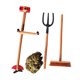 thumbnail image 2 of Accesorios De Decoración De Herramientas Agrícolas De Casa De Mu?ecas Para Horquillas De 4 Piezas De Micropaisaje, 2 of 5