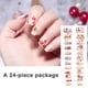 thumbnail image 5 of 6 juegos de uñas postizas para niñas, uñas postizas cortas de cobertura completa., 5 of 6