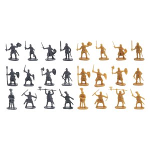 Bothyi - Colección De Juguetes Modelo Soldados 200 Uds 1:72 Para Mesa De Arena De Diseño Gris Dorado